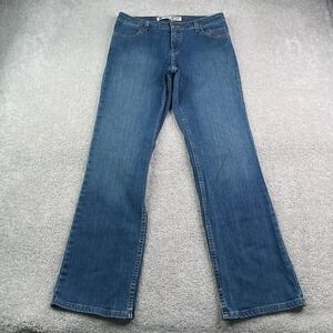 Harley Davidson Jeans Womens 10 Regular Blue Bootcut Stretch Denim Biker Moto